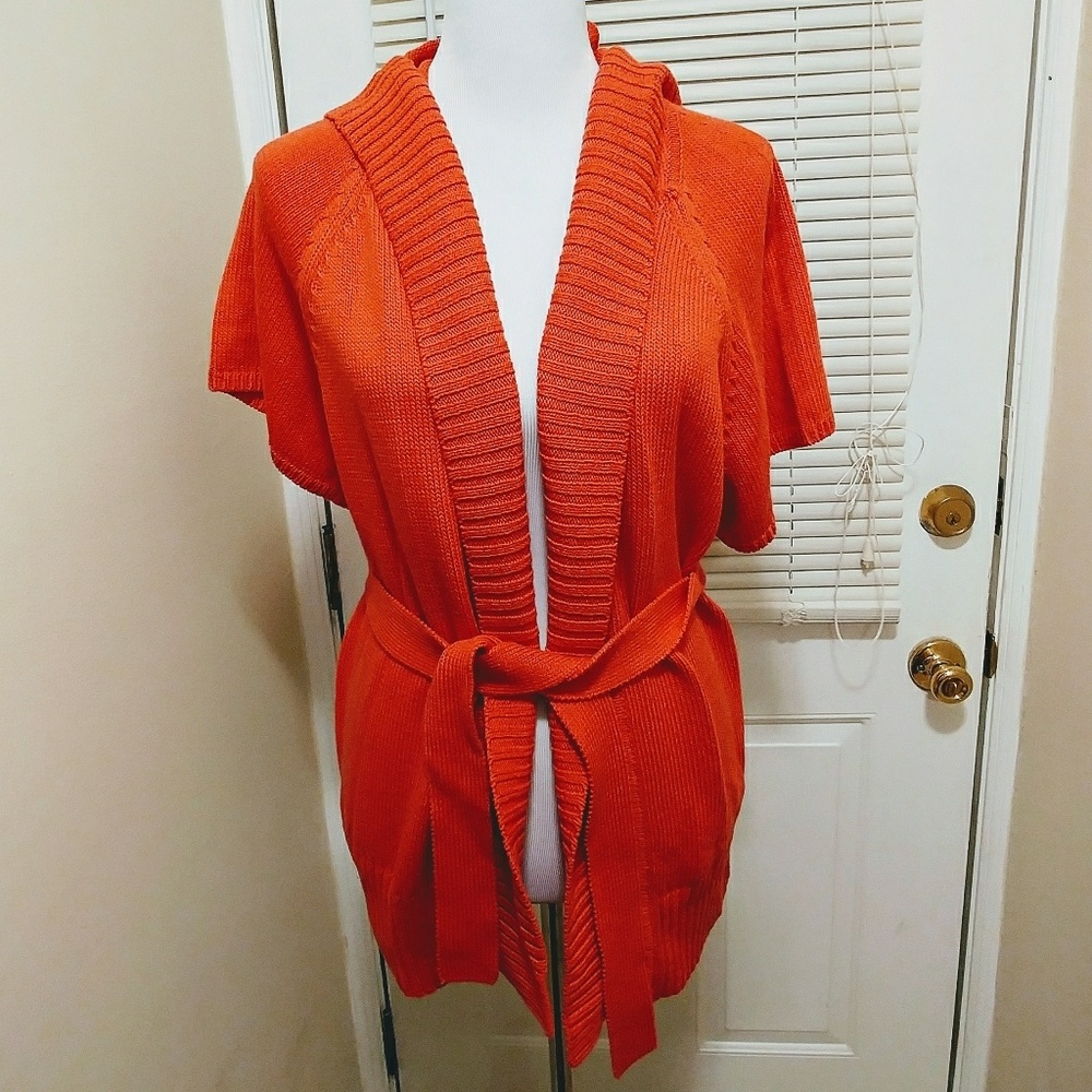 Michael Kors Orange Cardigan