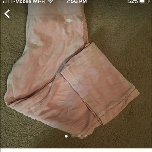 pink nike Velour pants
