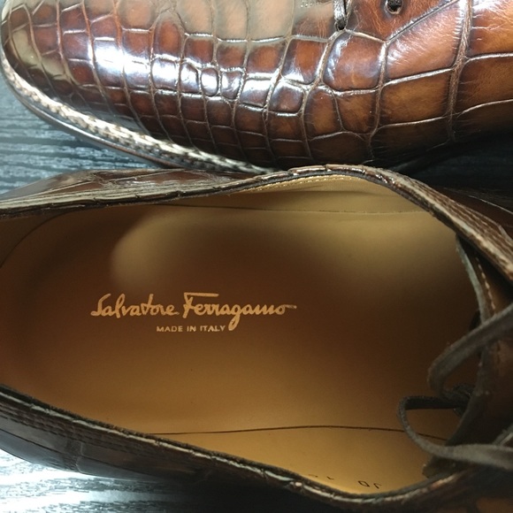 Salvatore Ferragamo Alligator Skin Dress Shoes main image 8