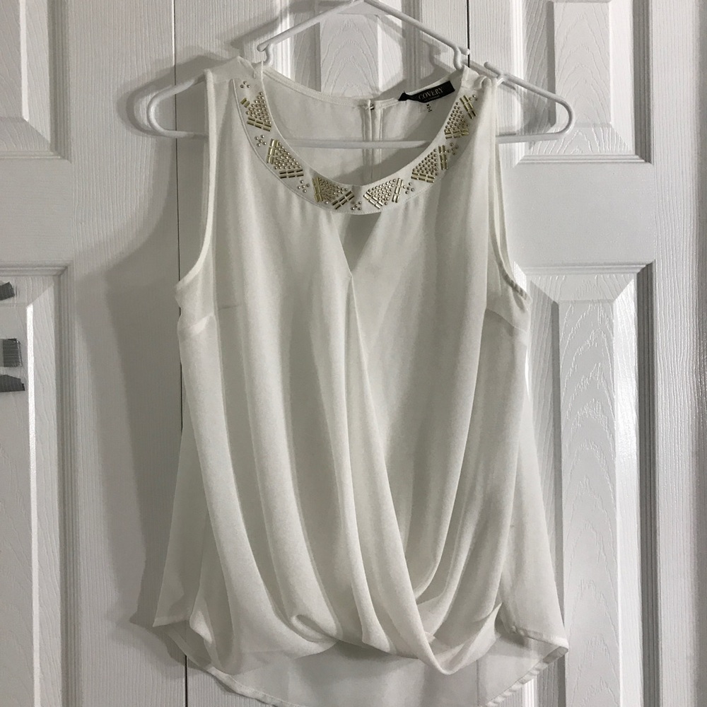 New White Top with Gold
