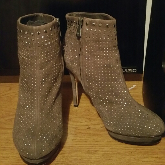 BCBGMaxAzria Shoes - Bcbgmaxazria Green Sparkle Stilleto Boot 10B