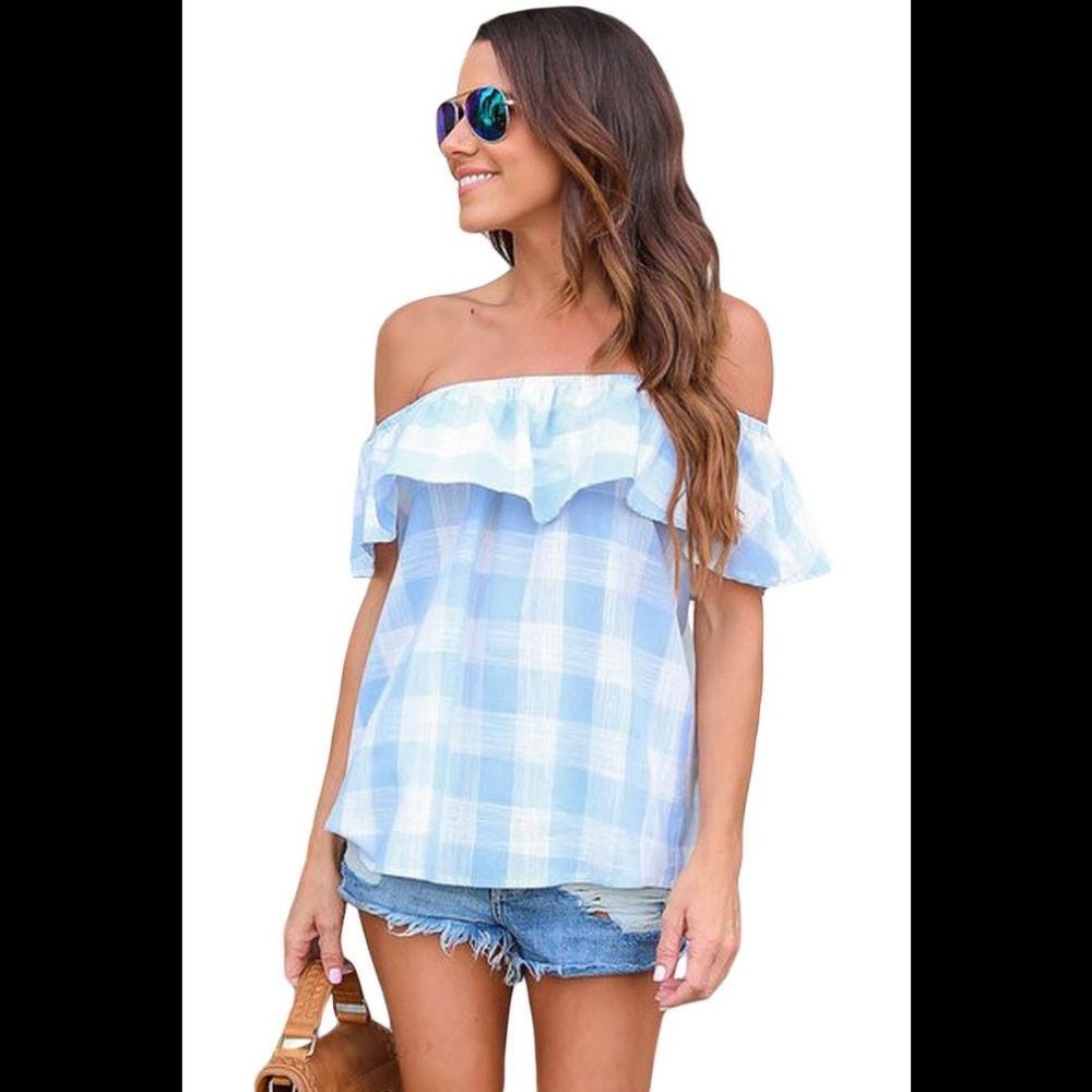 *Gorgeous Checkered Top - Picture 5 of 5
