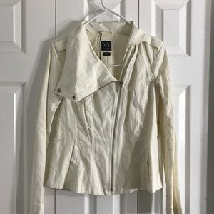 White Armani Exchange Jacket