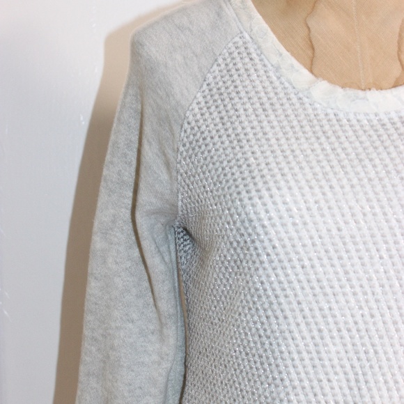 ANTHROPOLOGIE 9-H15 stcl SPARKLE SWEATER - Picture 2 of 5