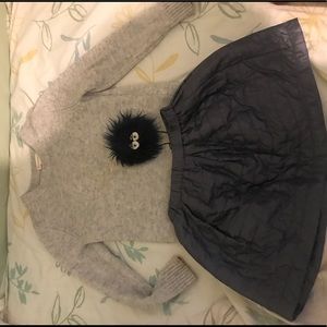 Crewcuts Sweater and Quilted Skirt Set!