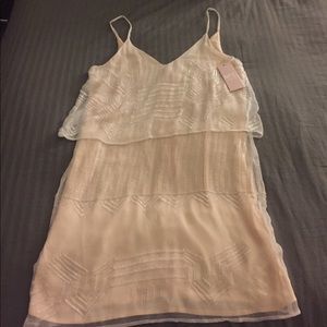 Lulu's peach beaded dress