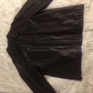 Men Gap leather jacket