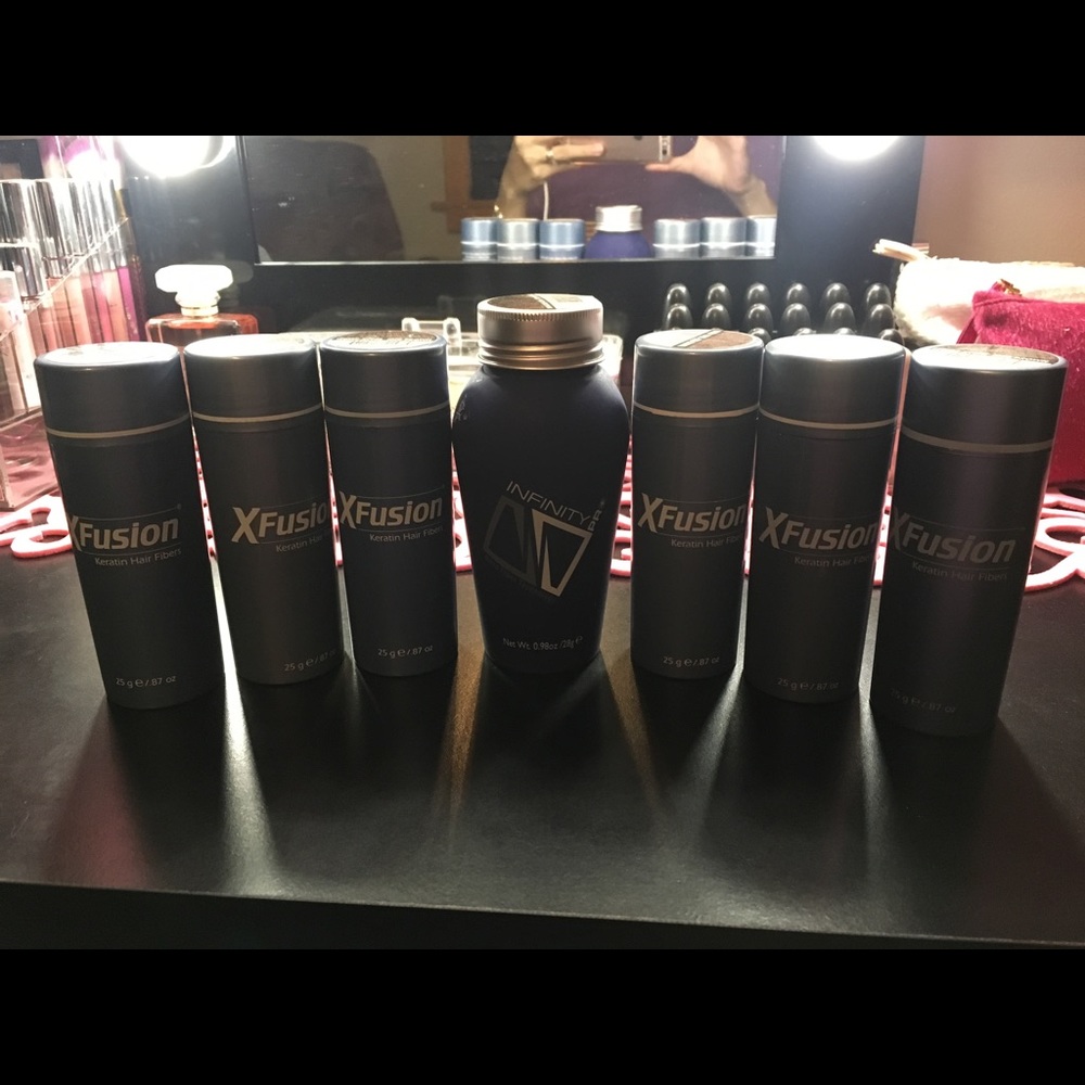 (3 New/ 3 already open) XFusion Keratin Hair Fiber