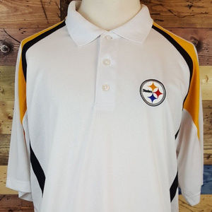 NFL Team Apparel Pittsburgh Steelers Polo XL New