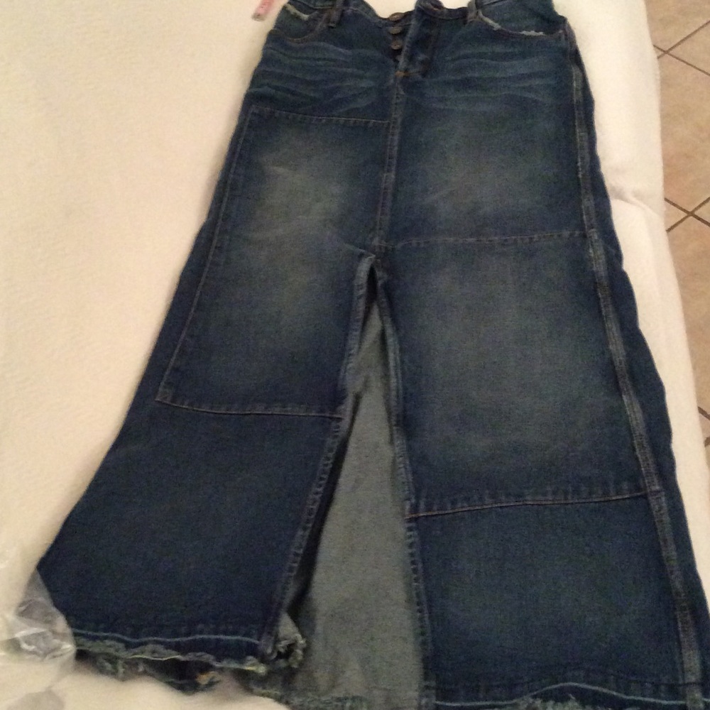 NWT Free People Patchwork Maxi Leann Denim Skirt - Picture 8 of 8
