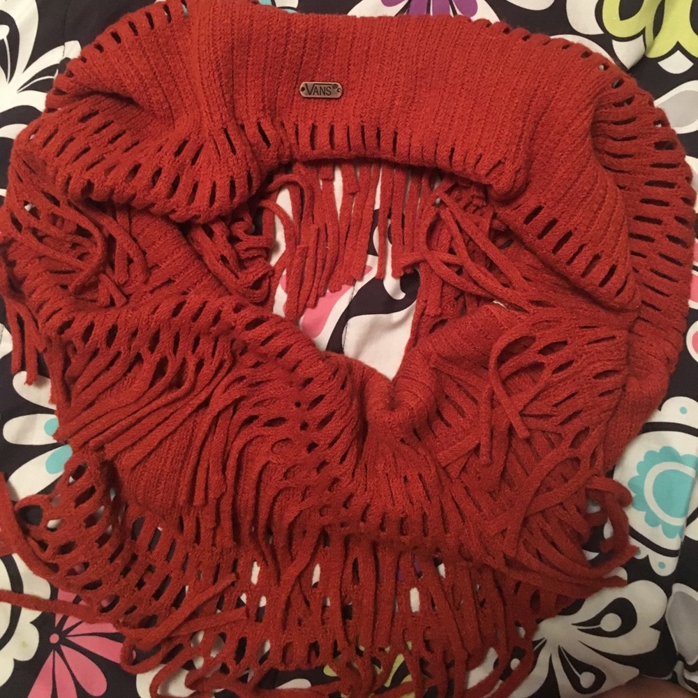 Vans infinity fringe scarf