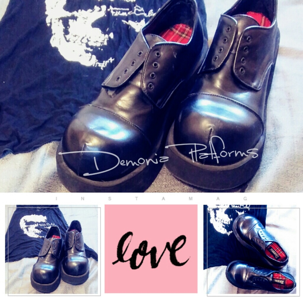 Demonia platform shoes