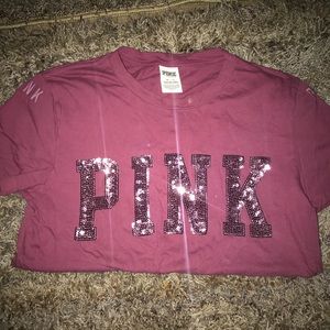 Pink bling tshirt