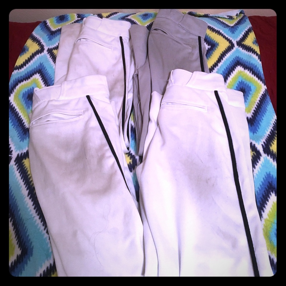4 USED Champro Baseball pants⚾️, size Youth Medium