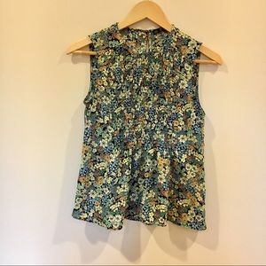 Zara floral top size xs NWOT