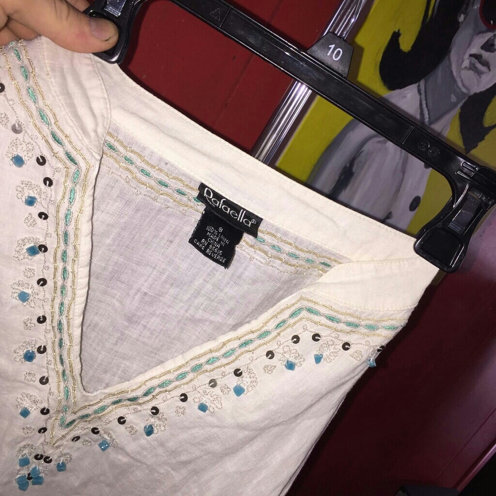 Size 8 Rafaella throw over casual garment