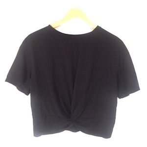 Zara Cropped T-Shirt with Knot