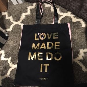 Victoria's Secret love made me do it tote
