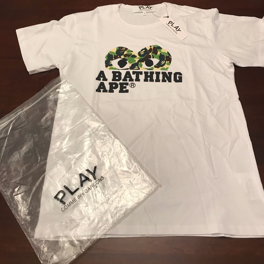 Bape x CDG Collab Tee Shirt