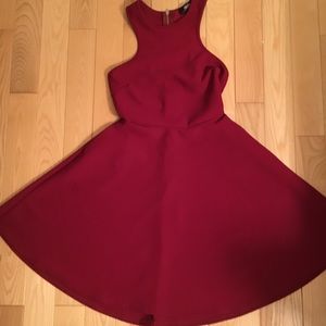 Red LuLu's Skater Dress with Pockets, Sz. M