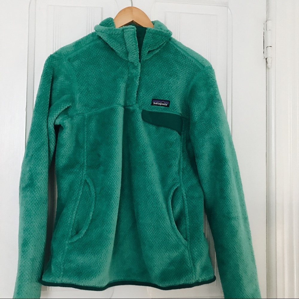 Teal Patagonia Pullover Fleece