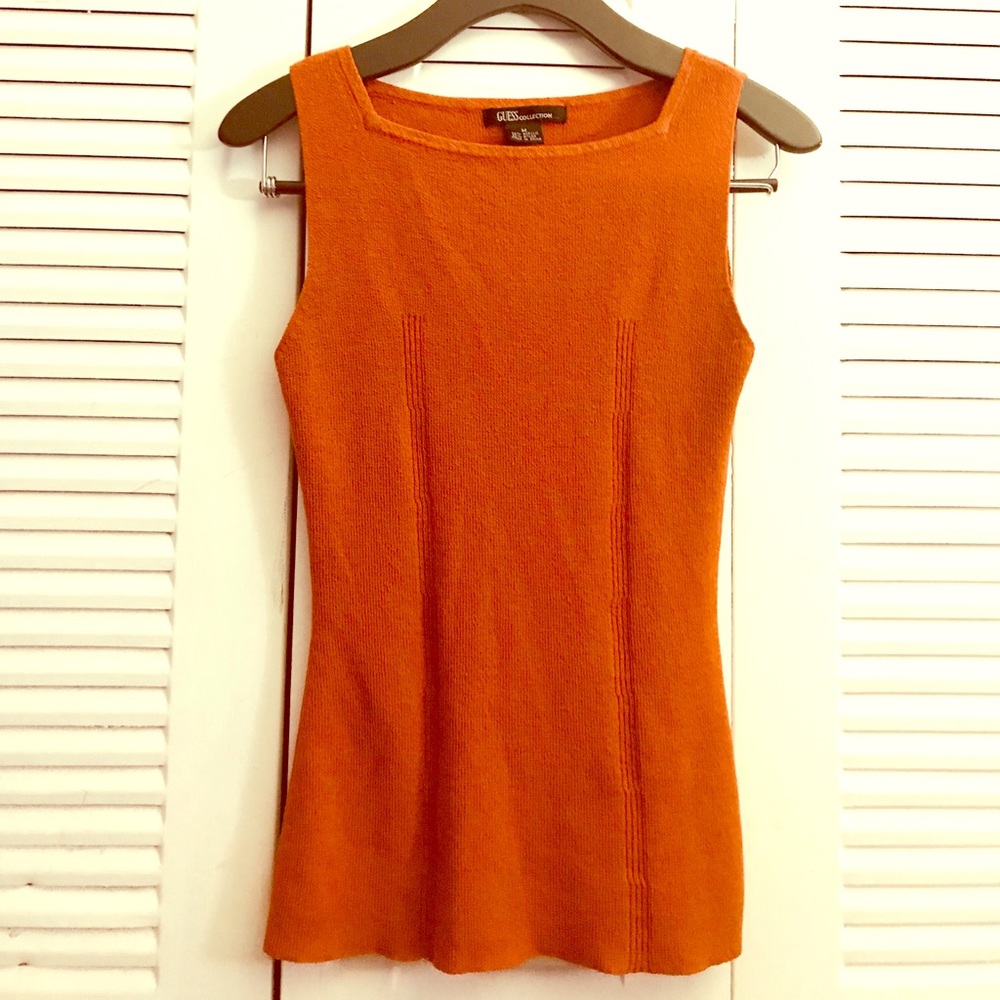 🌟GUESS ORANGE DRESS TANK🌟