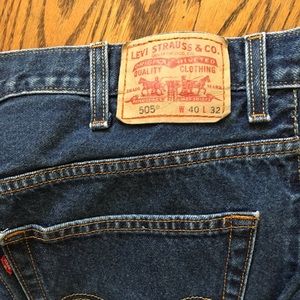 Levi 505 Straight Leg Jeans