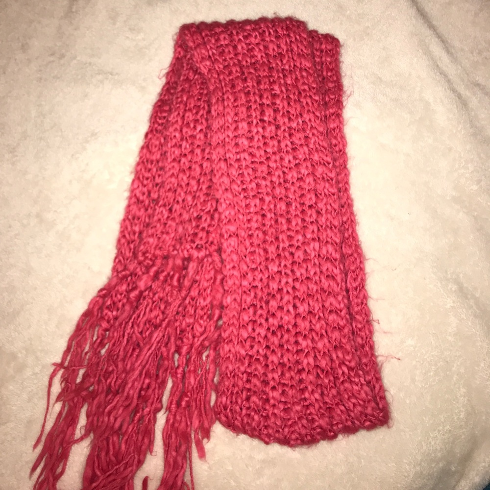 H&M Hot Pink Knit Scarf