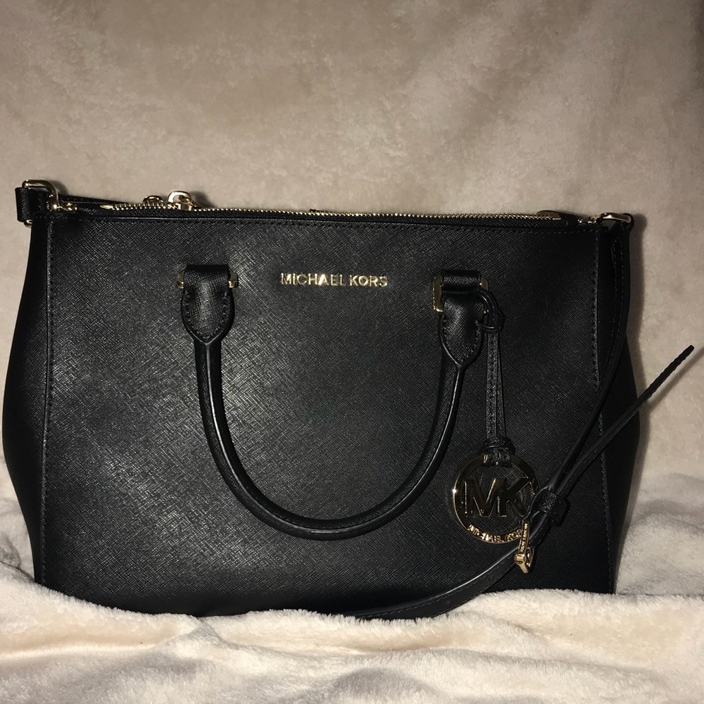 Michael Kors Saffiano Leather Satchel