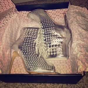 Victoria Secret Metallic Booties