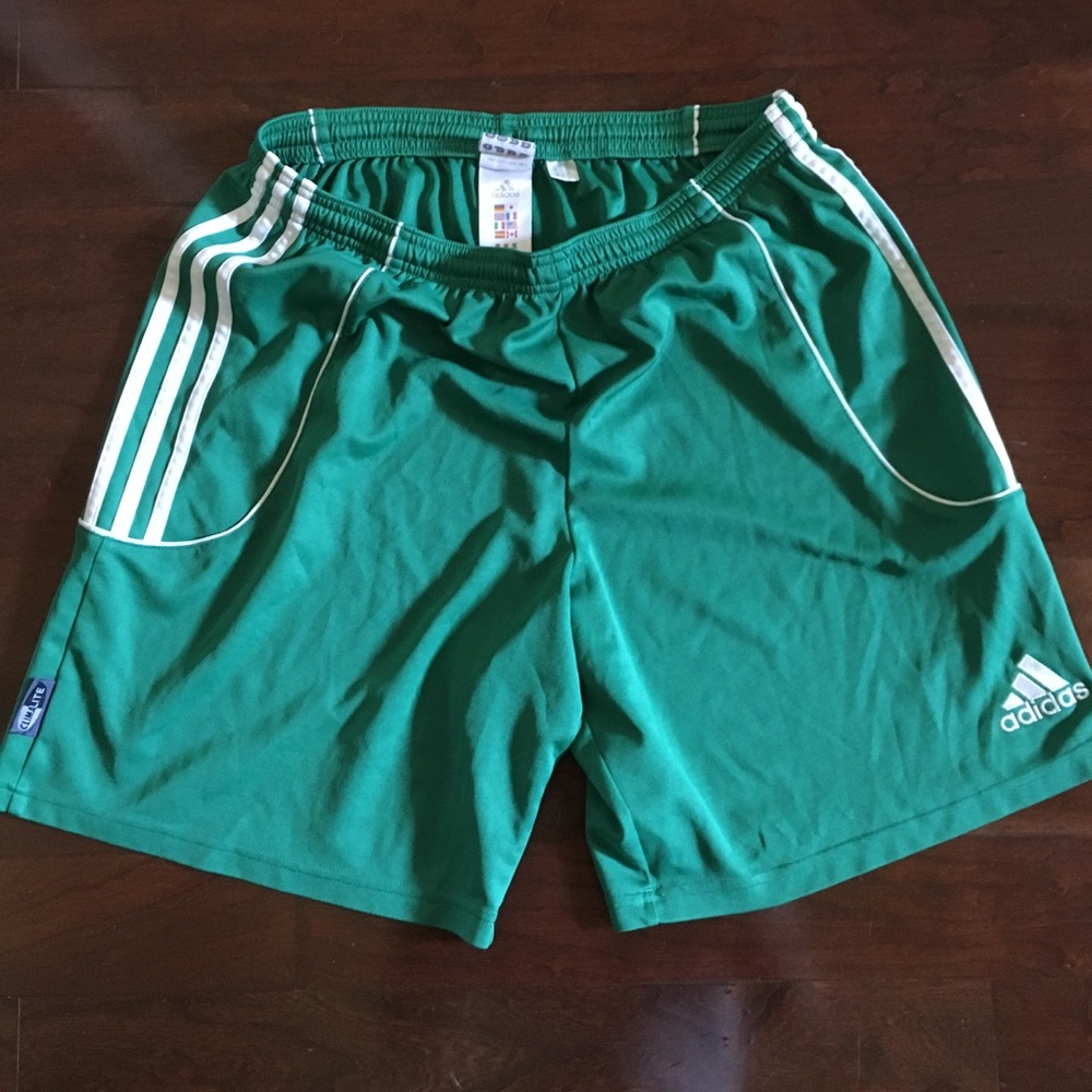 Adidas Soccer shorts.