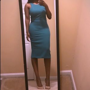 H&M Green Racerback Dress