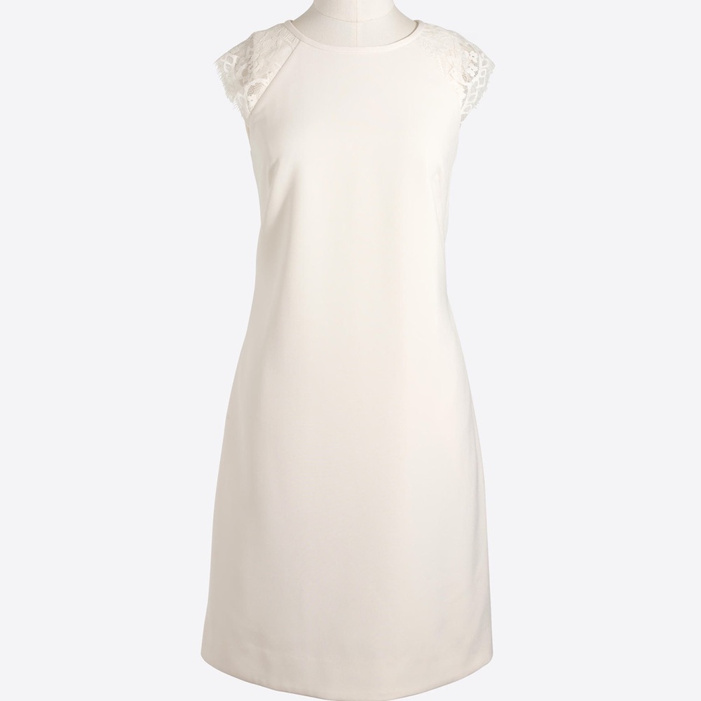 NWT J. Crew Petite Lace Cap Dress with Pockets