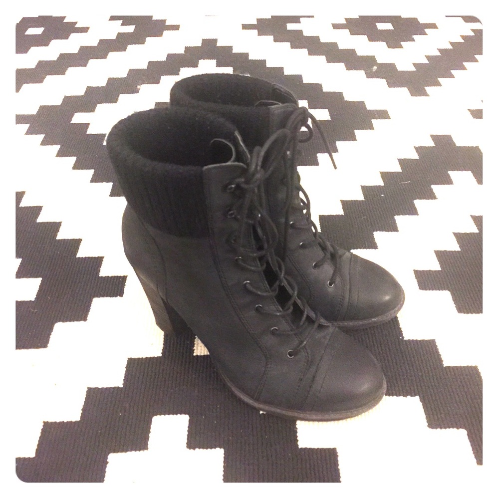 Aldo Healed Combat Boots