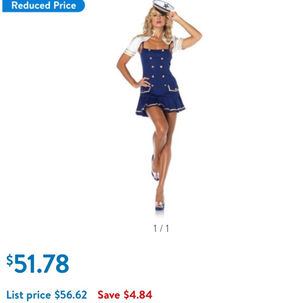Costume*** Leg ave ship shape captain