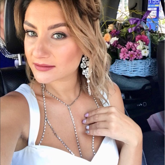 Bikini/Dress Sexy Crystal Festival Chain Bra Strap - Picture 3 of 8