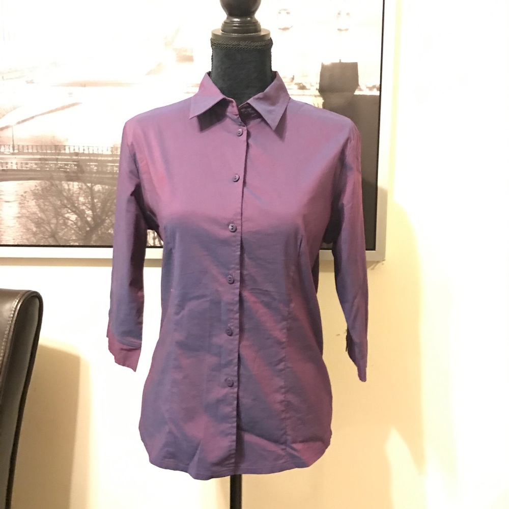 Purple button down shirt by Glassons size 12