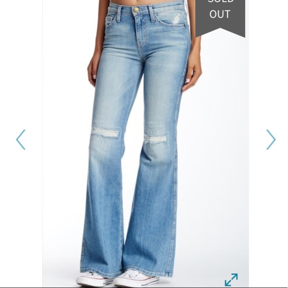 CURRENT/ELLIOTT The Girl Crush Flare Leg Jeans 28
