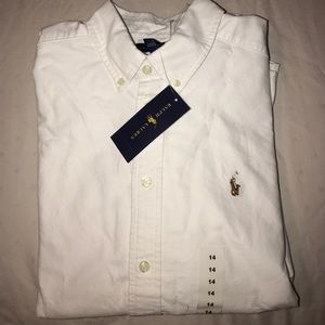 White Polo button down