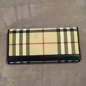 Burberry wallet nova check (read description!)