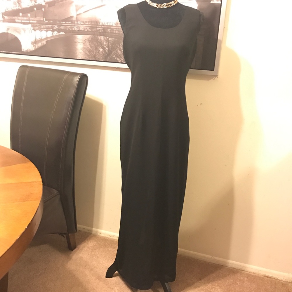Maxi black dress by Chadwick's