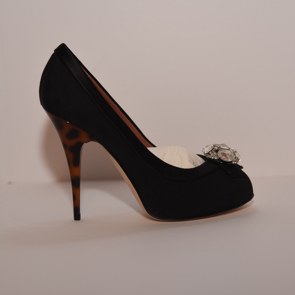 Giuseppe Zanotti black Swarovski stiletto size 7.5
