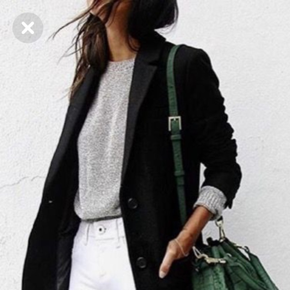 Soft crew neck long sleeve sweater