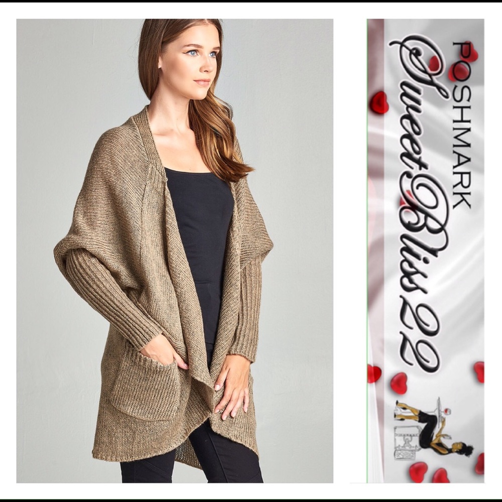 🌟Khaki Cardigan🌟 - Picture 2 of 4