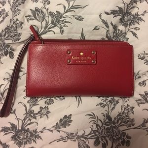 Kate Spade Wellesley Neda Leather Zipper Wallet
