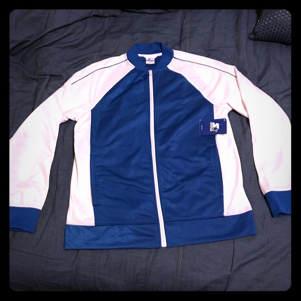 Starter Track Suit Jacket Top NWT Logo On Sleeve