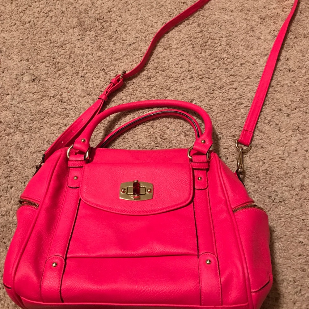 Hot pink purse