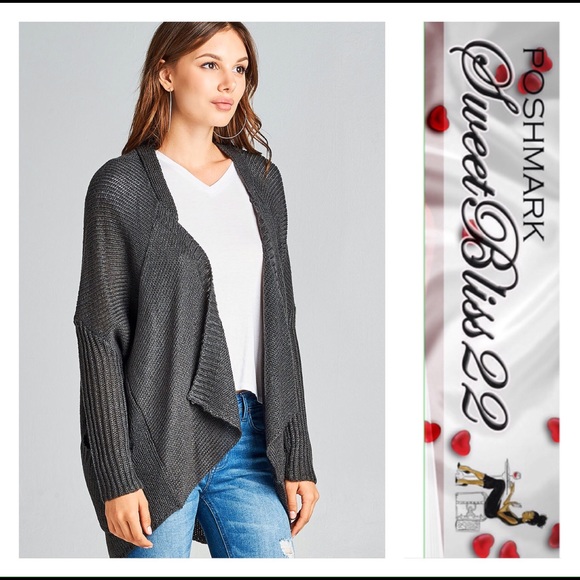 ✨Charcoal Grey Cardigan✨ - Picture 2 of 2