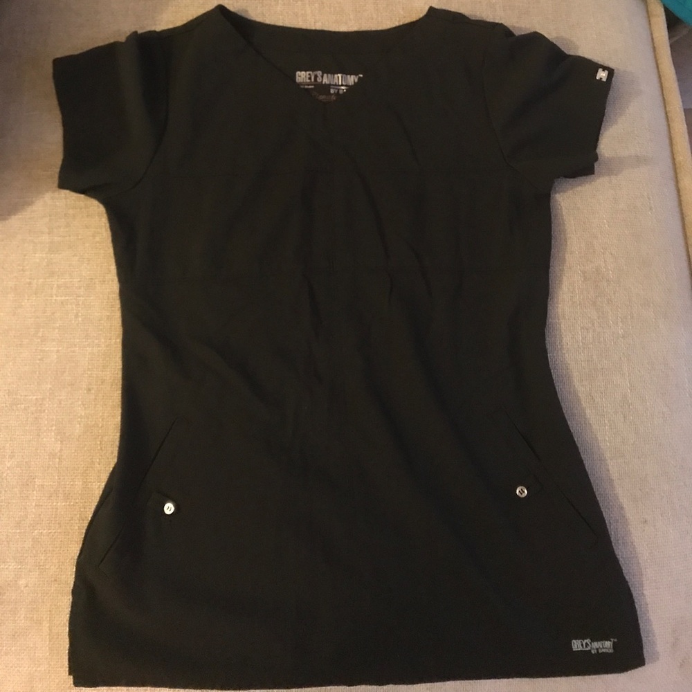 Grey's Anatomy blk top scrub