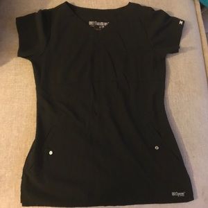 Grey's Anatomy blk top scrub